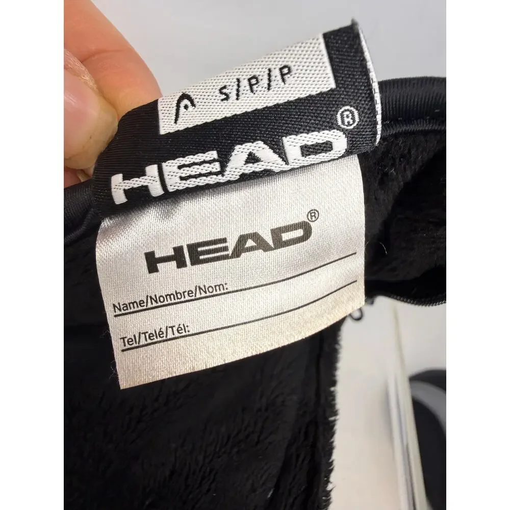 Head Jr. Ski Mittens in Black, Gray, and DayGlo. Size S